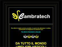 Tablet Screenshot of cambratech.it
